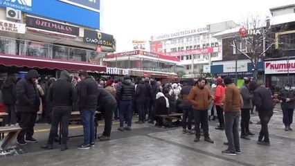 Ispartalı vatandaşlar Kızılay kan merkezinde yoğunluk oluşturdu