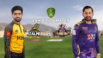 Highlights  Exhibition Match  Quetta Gladiators vs Peshawar Zalmi  MA2l