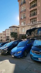 Bus Gets Stuck on Hilltop in San Francisco