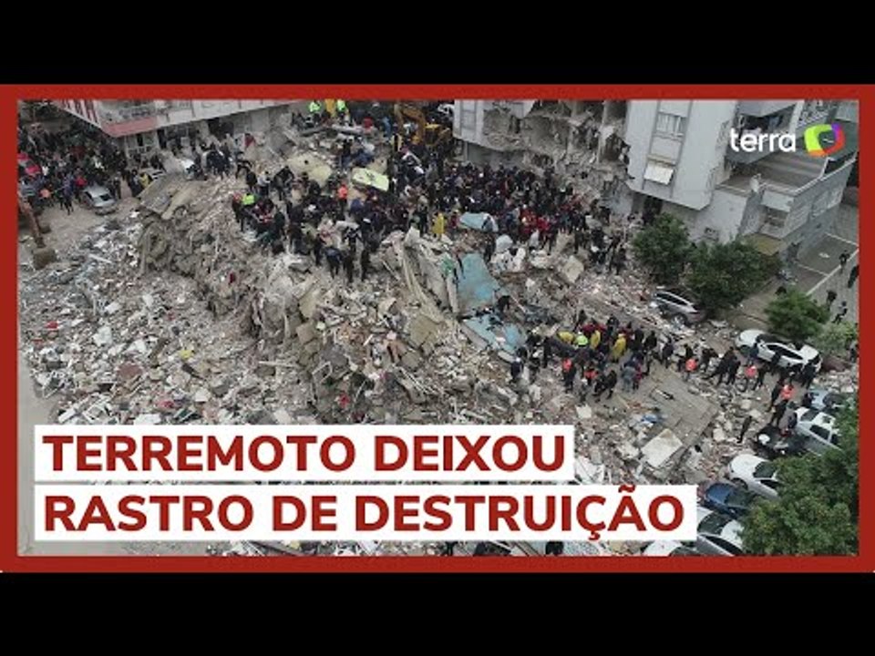 Prédios desabando e cenário de destruição: veja imagens do terremoto na Turquia e Síria