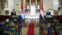 كلمة الرئيس الكرواتي زوران ميلانوفيتش خلال المؤتمر الصحفي المشترك مع الرئيس السيسي