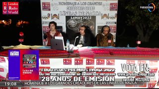 LA LUZ DEL MISTERIO 28 AÑOS DE EMISIÓN FINALISTAS AL MEJOR PROGRAMA DE RADIO DEL MISTERIO 2022