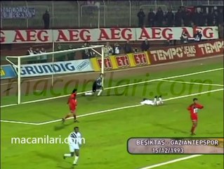 Beşiktaş 1-0 Gaziantepspor 05.12.1993 - 1993-1994 Turkish 1st League Matchday 13