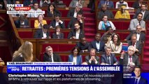 Premières tensions à l'Assemblée nationale à l'ouverture des débats sur la réforme des retraites