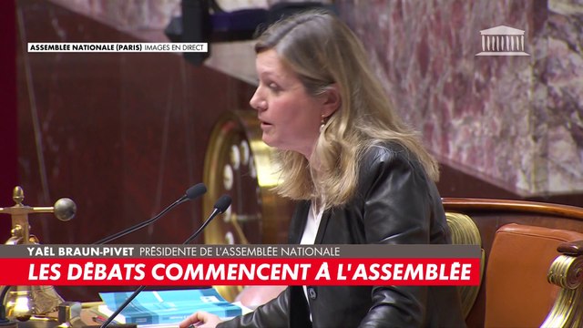 Yaël Braun-Pivet interrompue à l’Assemblée nationale