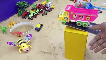 helicopter JCB dancing toy damper truck