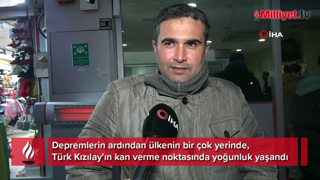 Deprem bölgesi için kan bağışı seferberliği: Vatandaşlar kan vermek için sıraya girdi