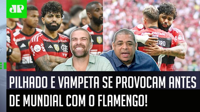 MERMÃO, é o Flamengo! Você TEM CORAGEM de FALAR que... Pilhado e Vampeta SE PROVOCAM por Mundial!