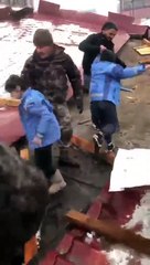 Malatya'da çocuklar enkazdan böyle kurtarıldı