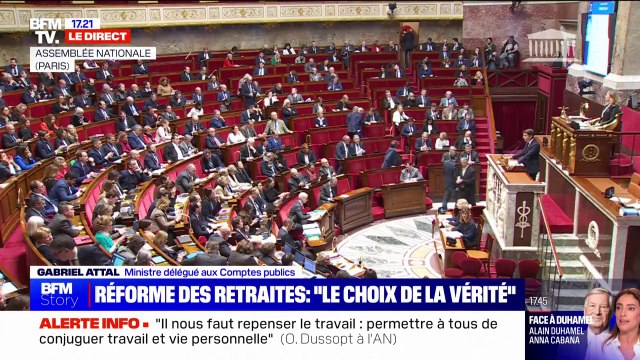 Gabriel Attal cite Lionel Jospin en invoquant un temps où la gauche n'était pas soumise à l'extrême gauche
