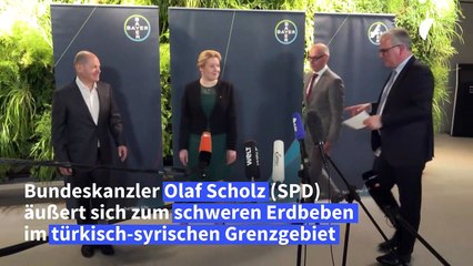 Scholz zur Erdbeben-Katastrophe: Wir helfen mit "all unseren Möglichkeiten"