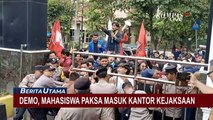 Tak Puas dengan Penanganan Korupsi, Mahasiswa di Garut Demo dan Paksa Masuk Kantor Kejaksaan