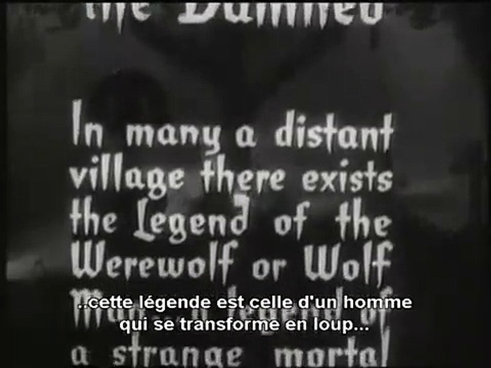 Le LoupGarou movie 1941 Official Trailer video Dailymotion