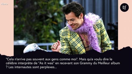 "Les gens comme moi..." : le discours de Harry Styles aux Grammys fait bondir