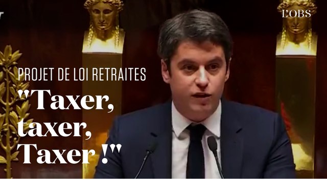 Retraites à l'Assemblée : Gabriel Attal s'en prend à la gauche, parti d'imposition