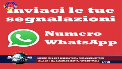 Sanremo 2023, chi è Tommaso 'Berna' Bernasconi (cantante  Colla Zio): età, canzoni, fidanzata, foto