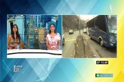 Barranco: auto se despista en la Costa Verde y causa gran congestión vehicular