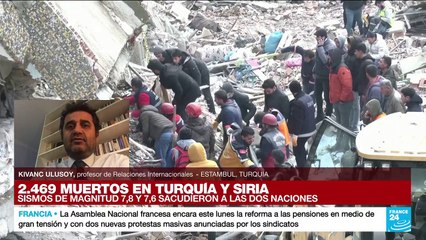 "No esperábamos un terremoto de esta magnitud": Kivanc Ulusoy, residente en Estambul