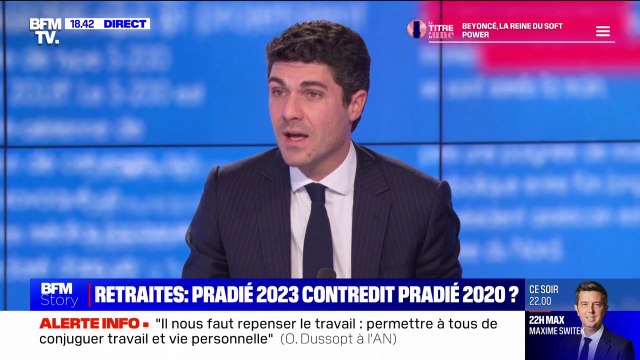 Aurélien Pradié: Je n'ai jamais dit que j'étais hostile au report de l'âge légal de départ à la retraite