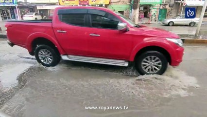 ارتفاع منسوب المياه في الرمثا وإربد