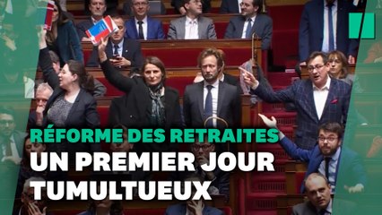 Réforme des retraites : un premier jour dans l'hémicycle sous tension
