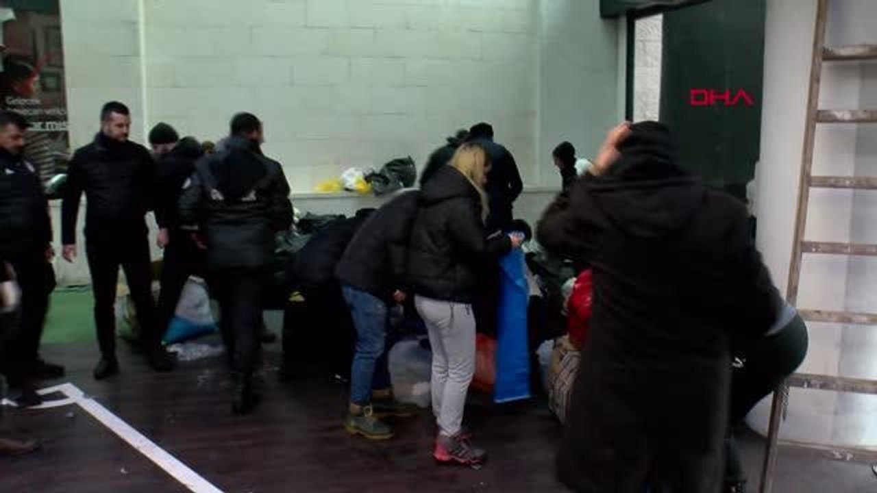 SPOR Ahmet Nur Çebi, Beşiktaş yardım toplama merkezini ziyaret etti ve birlik mesajı verdi