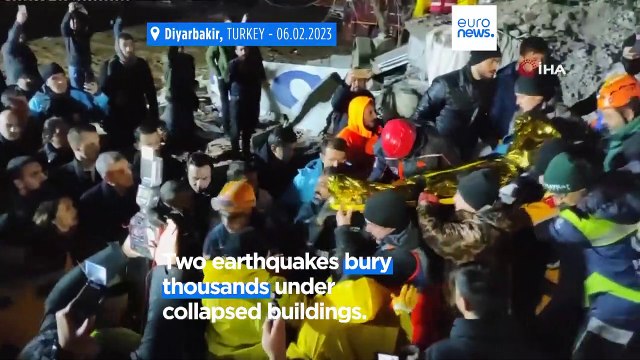 Winter weather hampers resecue efforts as Turkey, Syria earthquake death toll passes 5,000