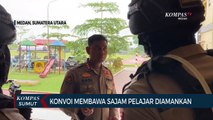 Polisi Tangkap Pelajar Konvoi Bawa Senjata Tajam di Medan