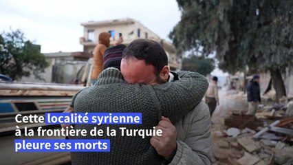 Syrie: à Jandairis dévastée par le séisme, la mort à chaque coin de rue