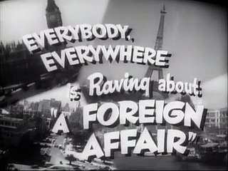 A Foreign Affair (1948) | Official Trailer – Romance and Intrigue in Post-War Berlin 🎬