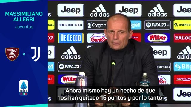 Allegri no esconde el objetivo de la Juve tras la sanción: “Me da la risa de pensarlo”