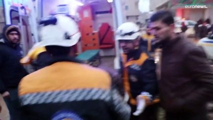 فيديو: الزلزال والشتاء القارس يفاقمان من بؤس السوريين في شمال البلاد