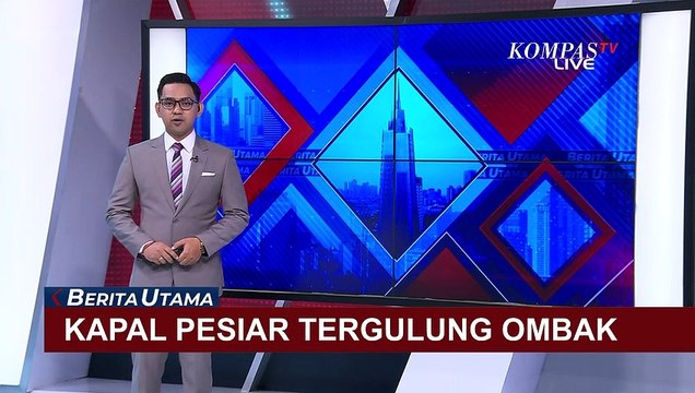 Sebuah Kapal Pesiar Tergulung Ombak di Columbia, Pengemudi Kapal Berhasil Diselamatkan!