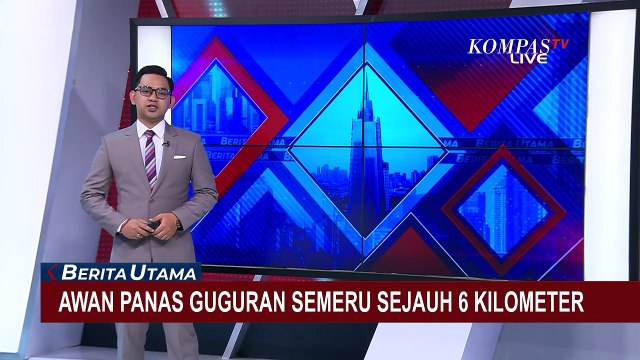 Gunung Semeru di Lumajang Keluarkan Awan Panas Guguran Sejauh 6 Kilometer