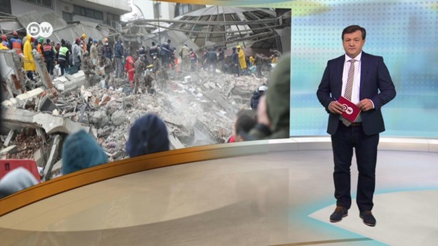 Страшная катастрофа в Турции и Сирии: самое мощное землетрясение с 1939 года. DW Новости (06.02.23)