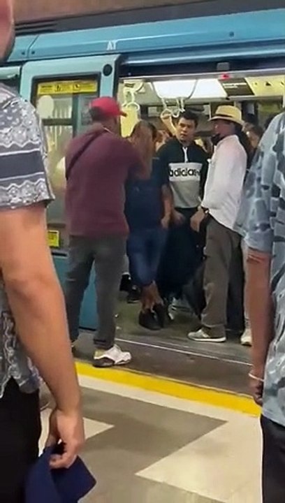 Extranjero amenazó a pasajeros del Metro de Santiago con arma de fogueo