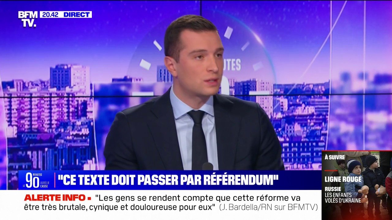 Retraites: pour Jordan Bardella, "il faut des incitations à la natalité"