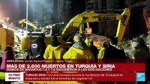 Informe desde Adana: equipos de rescate turcos buscan sobrevivientes entre los escombros