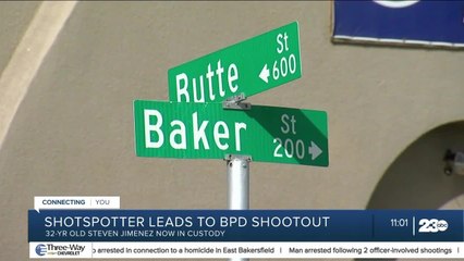 Suspect involved in shootout with Bakersfield police in custody