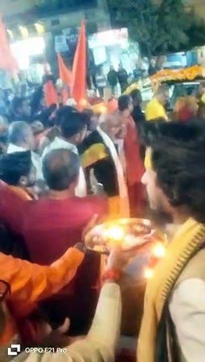 शंकराचार्य निश्चलानंद सरस्वती जी का भव्य स्वागत