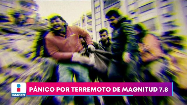 Terremoto de magnitud 7.8 sacude a Turquía