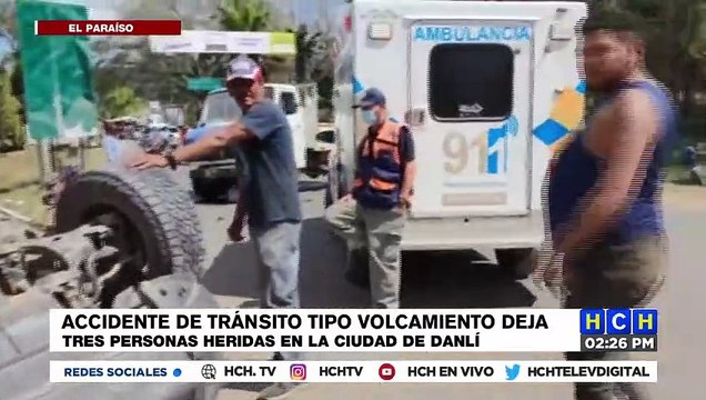 ¡Macanazo! Tres lesionados y enormes daños, deja aparatosa colisión en Danlí