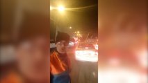 Kahramanmaraş'a giden yollarda trafik yoğunluğu: Yardım araçları yolda kaldı