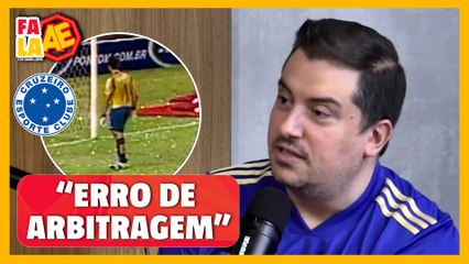 Fabio de costas: 'Erro de arbitragem', explica Bruno