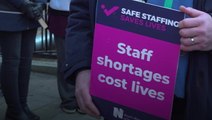 Union chief accuses government of ‘punishing’ nurses as NHS staff stage biggest-ever strike