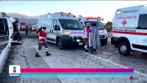 Volcadura de autobús deja tres muertos en la México-Puebla