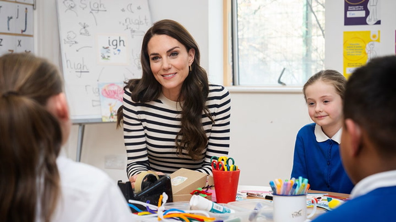 Princess Kate hails importance of ‘connection’ in primary school visit for Children’s Mental Health Week
