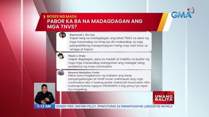 Download Video: Boses ng Masa: Pabor ka ba na madagdagan ang mga TNVS | UB