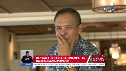 Bantag at 6 na iba pa, sinampahan ng reklamong plunder | UB