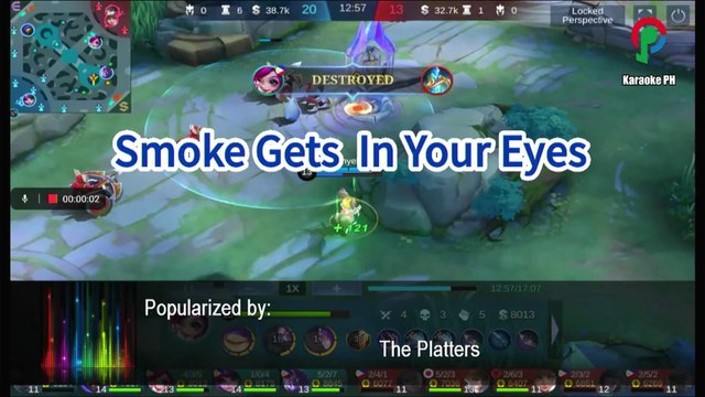 The Platters Smoke Gets In Your Eyes Karaoke PH